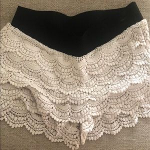 Wet Seal Lace Shorts